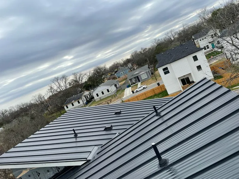 Standing seam metal roof panels with vents for Skylight Repair in Wildomar
